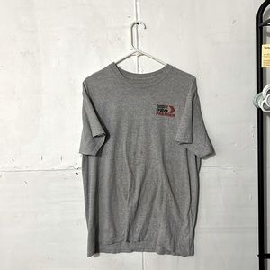 Floor and decor T-shirt, medium size gray